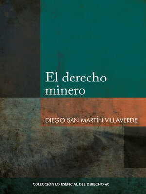 cover image of El derecho minero